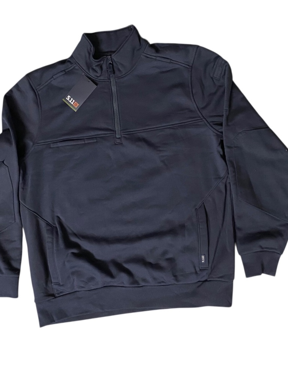 511 TACTICAL 72535 1/4 ZIP JOB SHIRT WITH CANVAS 2.0 FIRE NAVY Blue Size XL NWT